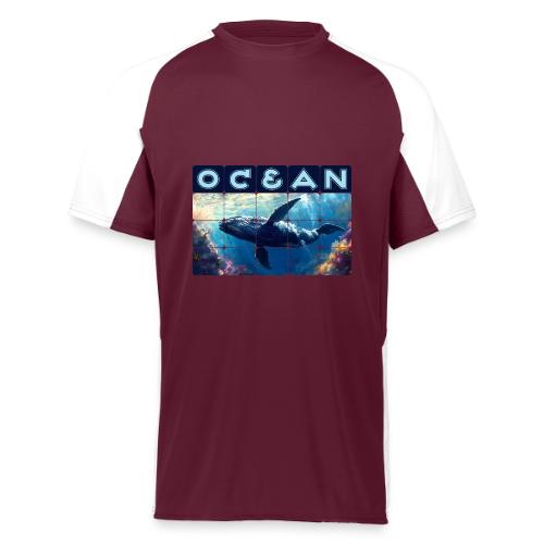 Ocean: Majestic Deep - Augusta Sportswear Adult Cutter Jersey