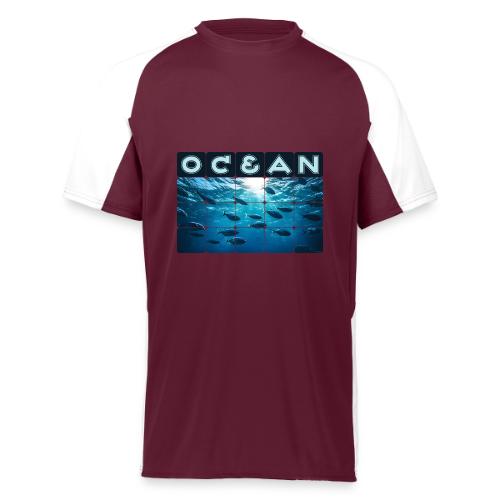 Ocean: Silver Tide - Augusta Sportswear Adult Cutter Jersey