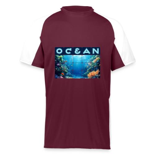 Ocean: Tropical Drift - Augusta Sportswear Adult Cutter Jersey