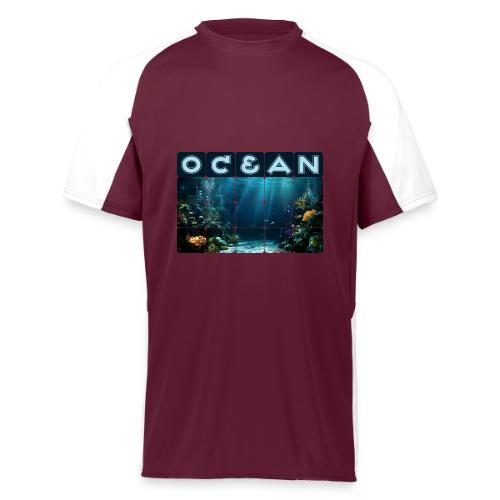 Ocean: Rainbow Reef Life - Augusta Sportswear Adult Cutter Jersey