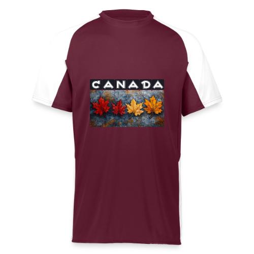 Colorful Canada Style - Augusta Sportswear Adult Cutter Jersey