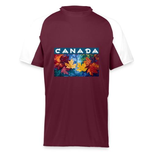 Canada in Brushstrokes - Augusta Sportswear Adult Cutter Jersey