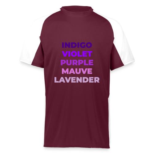 Shades of Purple - Augusta Sportswear Adult Cutter Jersey