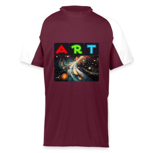 Swirls of Colorful Art - Augusta Sportswear Adult Cutter Jersey
