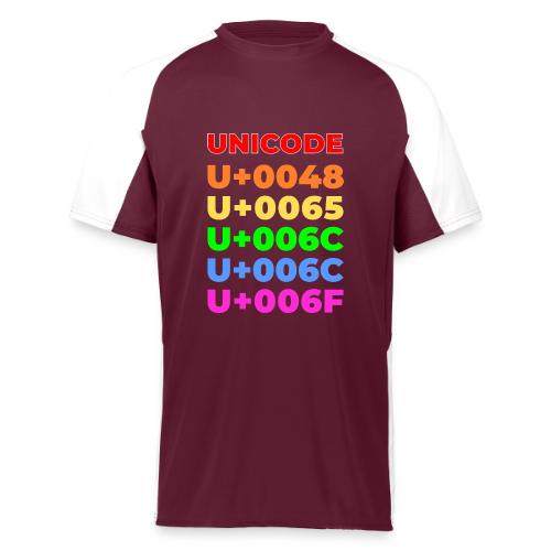 Hello, in unicode - Augusta Sportswear Adult Cutter Jersey