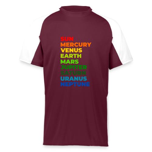 Color the solar system - Augusta Sportswear Adult Cutter Jersey