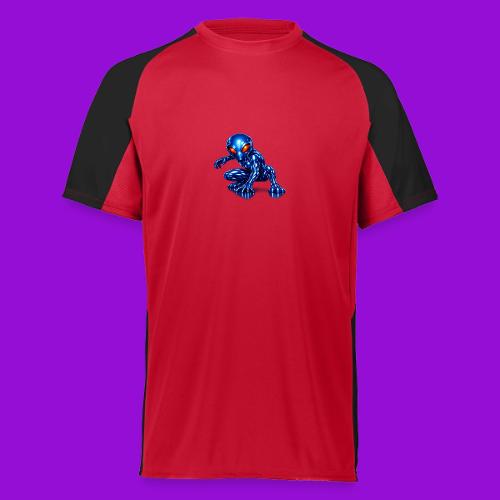 Blue Alien Crouch - Augusta Sportswear Adult Cutter Jersey
