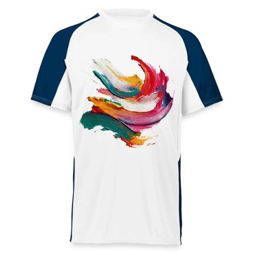 Colorful brushstrokes - Augusta Sportswear Adult Cutter Jersey