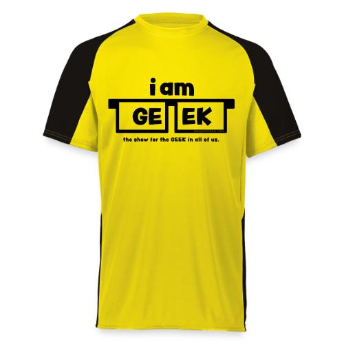 iamGEEK Classic Black - Augusta Sportswear Adult Cutter Jersey