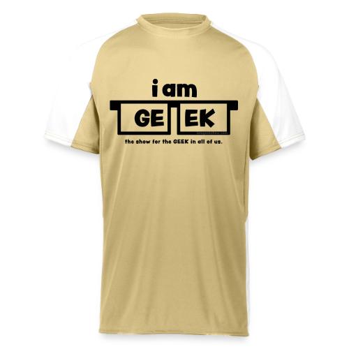 iamGEEK Classic Black - Augusta Sportswear Adult Cutter Jersey