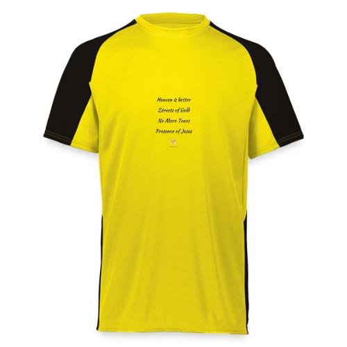 Heaven is better with the presence of Jesus - Augusta Sportswear Adult Cutter Jersey