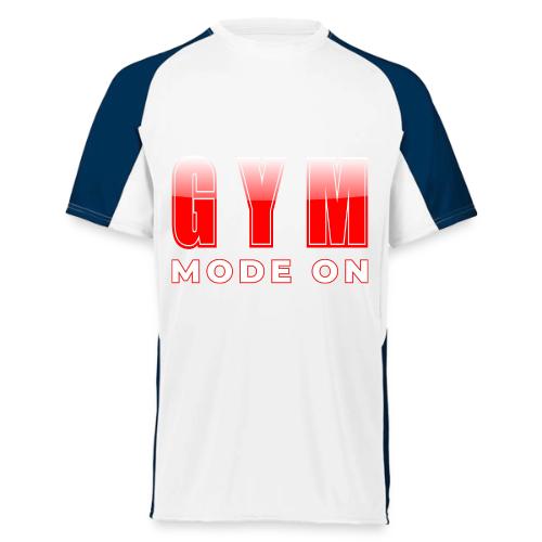 Gym Mode On Fitness Typography Design - Augusta Sportswear Adult Cutter Jersey