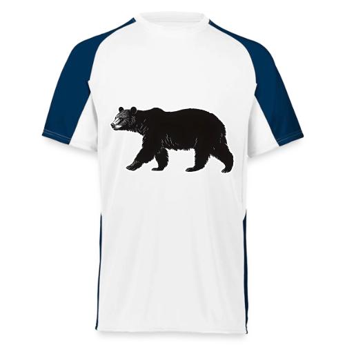 Midnight Black Bear - Augusta Sportswear Adult Cutter Jersey