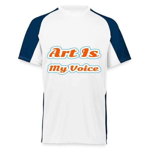 Art Is My Voice — Express Yourself Script - Augusta Sportswear Adult Cutter Jersey