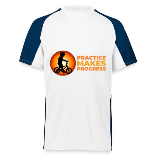 Practice makes progress - Augusta Sportswear Adult Cutter Jersey