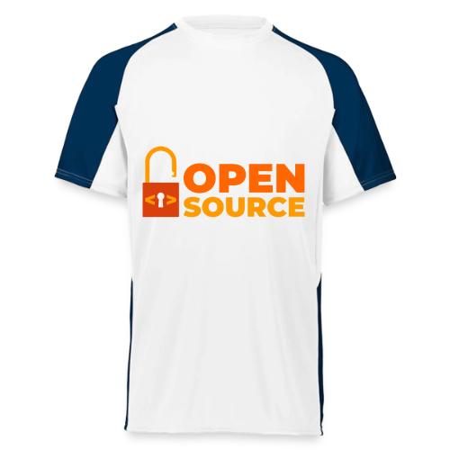 Open Source: Code is Freedom - Augusta Sportswear Adult Cutter Jersey