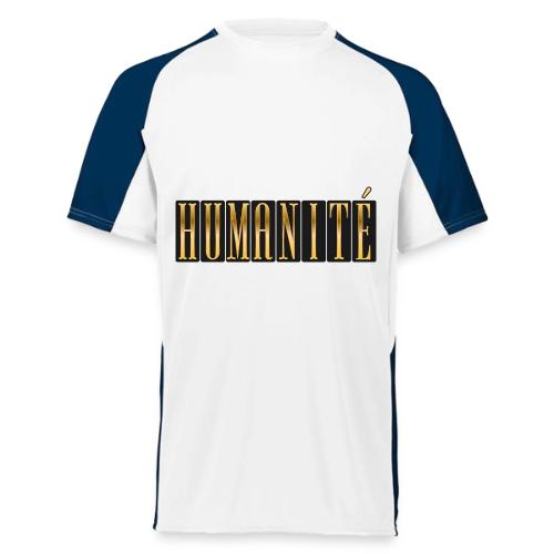 Humanity in Golden Letters - Augusta Sportswear Adult Cutter Jersey