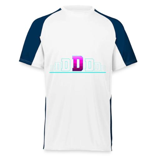 Letter D – Capital Varsity Alphabet Monogram - Augusta Sportswear Adult Cutter Jersey