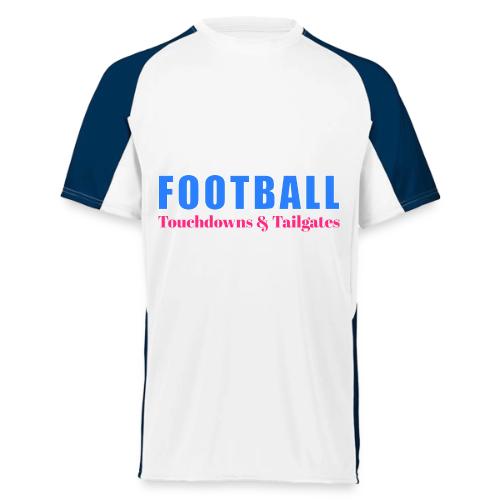 Football Touchdowns & Tailgates Design - Augusta Sportswear Adult Cutter Jersey