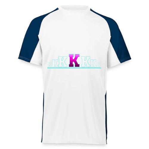 Letter K – Capital Varsity Alphabet Monogram - Augusta Sportswear Adult Cutter Jersey