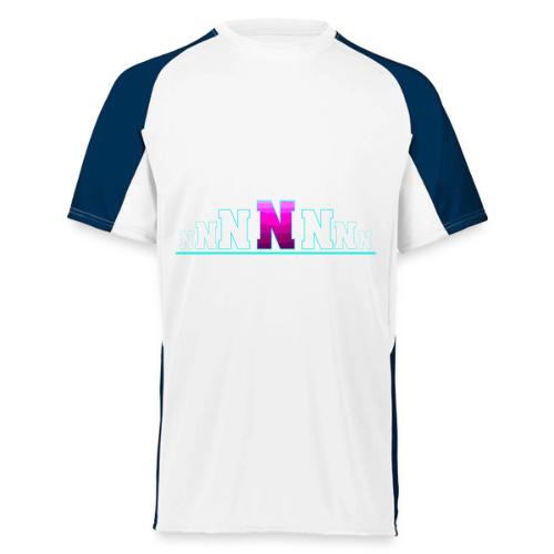 Letter N – Capital Varsity Alphabet Monogram - Augusta Sportswear Adult Cutter Jersey
