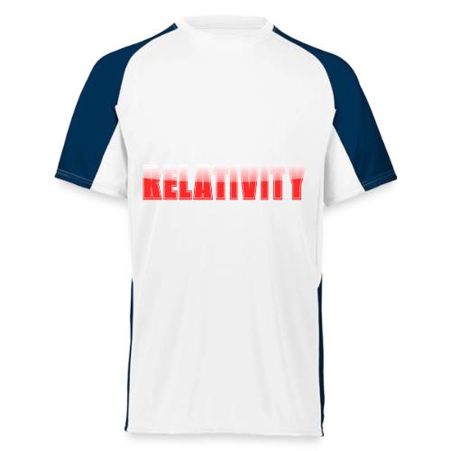 Relativity Science Typography Design - Augusta Sportswear Adult Cutter Jersey