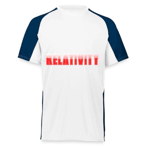 Relativity Science Typography Design - Augusta Sportswear Adult Cutter Jersey