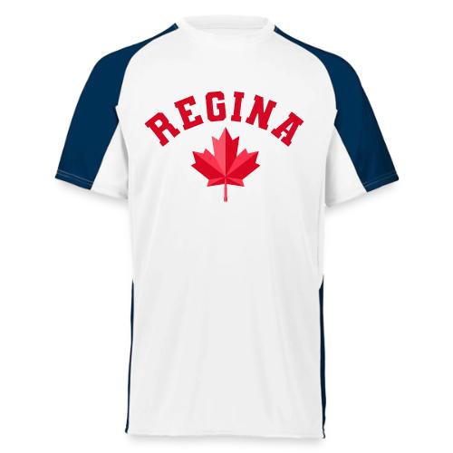 Regina with maple leaf - Augusta Sportswear Adult Cutter Jersey