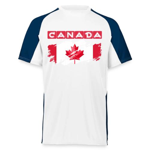 Canada, Inspired by the Canadian flag - Augusta Sportswear Adult Cutter Jersey