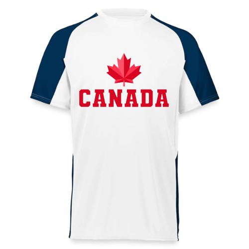 Canada with a maple leaf - Augusta Sportswear Adult Cutter Jersey