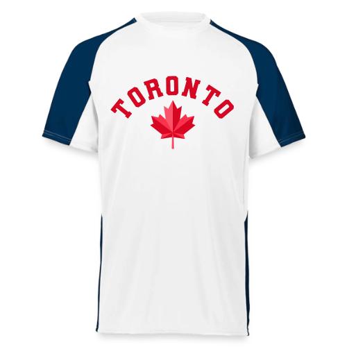 Toronto with maple leaf - Augusta Sportswear Adult Cutter Jersey