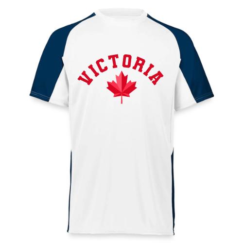 Victoria with maple leaf - Augusta Sportswear Adult Cutter Jersey