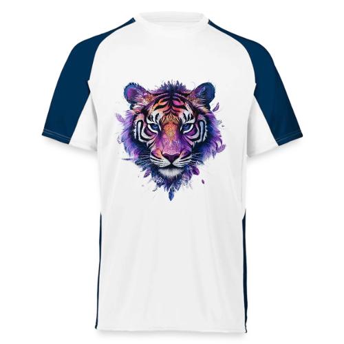 Mystic Violet Tiger - Augusta Sportswear Adult Cutter Jersey