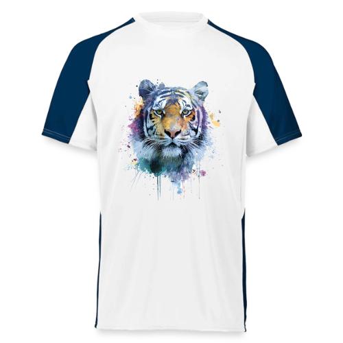 Splash-Art Tiger Face - Augusta Sportswear Adult Cutter Jersey