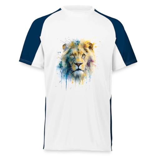 Splash-Art Lion Face - Augusta Sportswear Adult Cutter Jersey