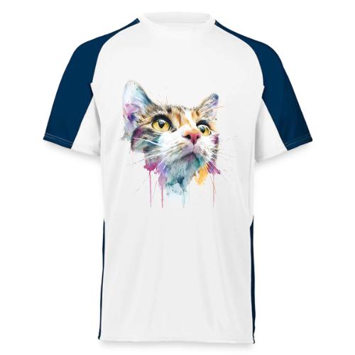 Chromatic Cat Splash - Augusta Sportswear Adult Cutter Jersey