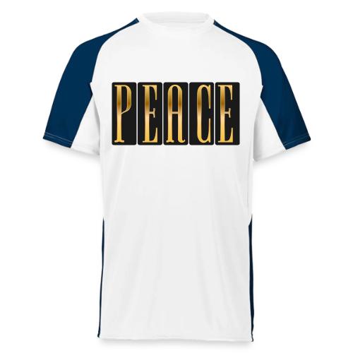 Peace in Gold - Augusta Sportswear Adult Cutter Jersey