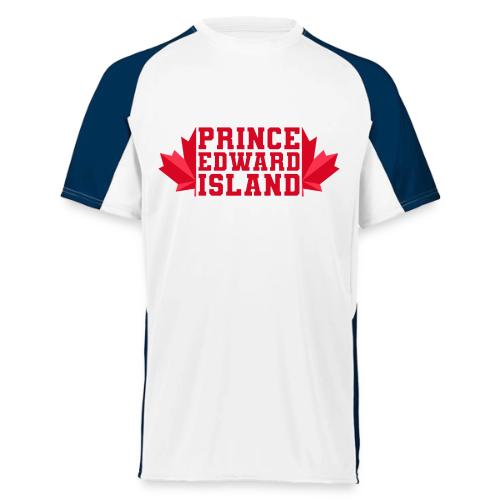 Prince Edward Island with maple leaf - Augusta Sportswear Adult Cutter Jersey