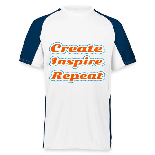 Create, Inspire, Repeat — Artist Life Script - Augusta Sportswear Adult Cutter Jersey
