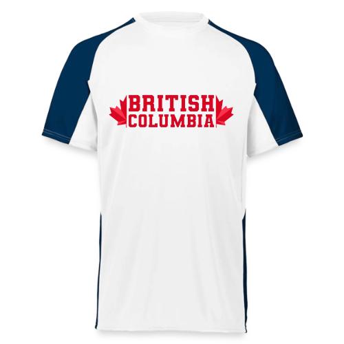 British Columbia with maple leaf - Augusta Sportswear Adult Cutter Jersey