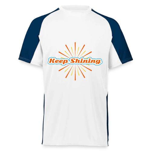 Keep Shining: Radiant Energy Design - Augusta Sportswear Adult Cutter Jersey