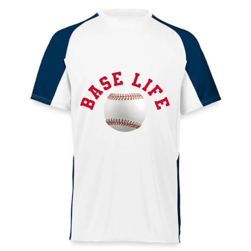 Baseball: Base Life Vibes - Augusta Sportswear Adult Cutter Jersey