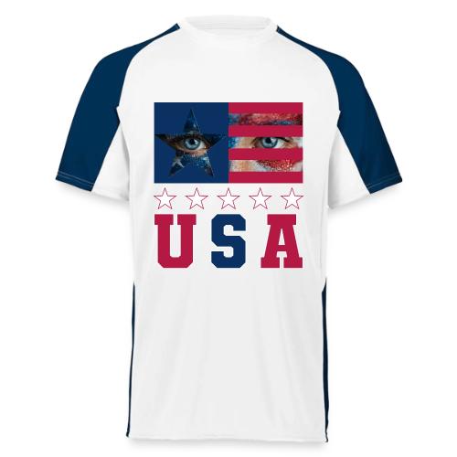 Stars and Vision USA - Augusta Sportswear Adult Cutter Jersey