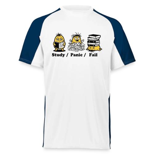 Funny Student Study Panic Fail Back To School - Augusta Sportswear Adult Cutter Jersey