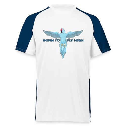 Blue Born To Fly High PNG Logo - Augusta Sportswear Adult Cutter Jersey
