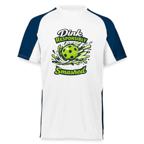 Dink Responsibly Don’t Get Smashed Pickleball Art - Augusta Sportswear Adult Cutter Jersey