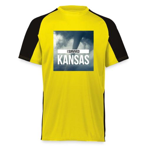I survived Kansas - Augusta Sportswear Adult Cutter Jersey