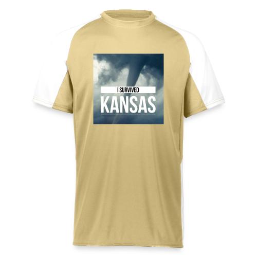I survived Kansas - Augusta Sportswear Adult Cutter Jersey