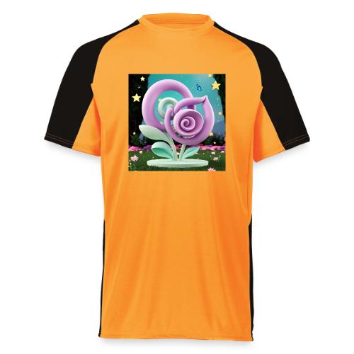 Lila Bloom | Double Floral Eco-Inspired Art - Augusta Sportswear Adult Cutter Jersey