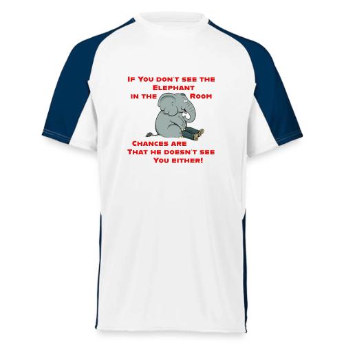 Elephant in the Room Meme - Augusta Sportswear Adult Cutter Jersey